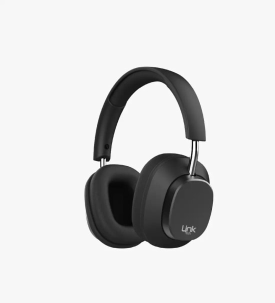 Linktech HP1 Ultra Hafif Siyah Kulak Üstü Bluetooth Kulaklık - BT v6.0, 40mm Dinamik Sürücü, 300mAh Pil, 35 Saat Müzik
