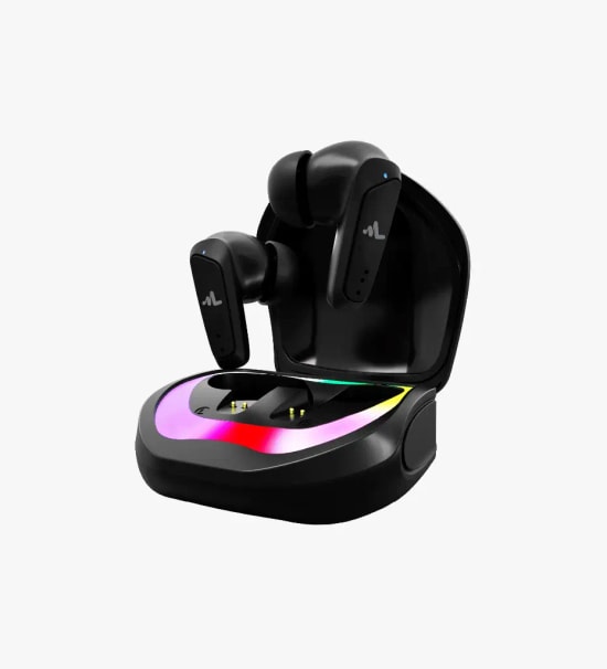 Linktech S156 4 Mikrofonlu ANC ve ENC Destekli Siyah Bluetooth Kulaklık - BT 6.0, 13mm Sürücü, 40ms Oyun Modu, RGB Şarj