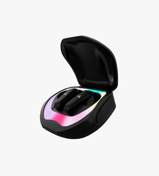 Linktech S156 4 Mikrofonlu ANC ve ENC Destekli Siyah Bluetooth Kulaklık - BT 6.0, 13mm Sürücü, 40ms Oyun Modu, RGB Şarj