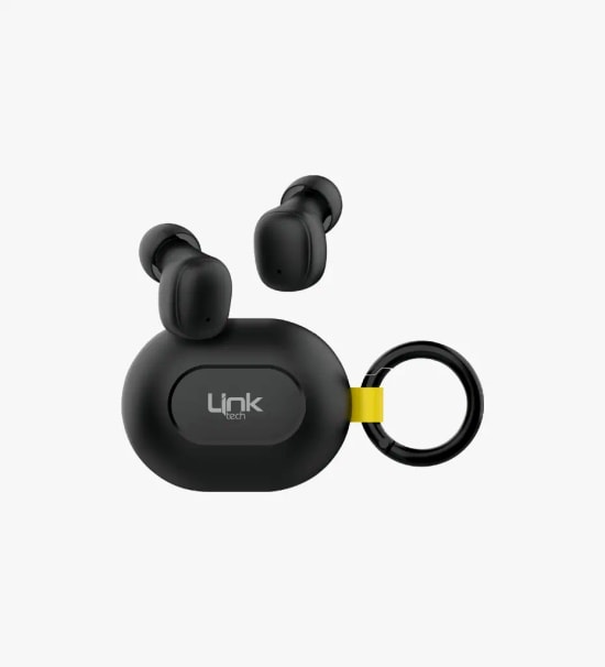 Linktech DOT7 Super Mini Siyah TWS Bluetooth Kulaklık - BT v6.0, 230mAh Pil, 14 Saat Müzik, HIFI Audio Bas, Type-C Şarj
