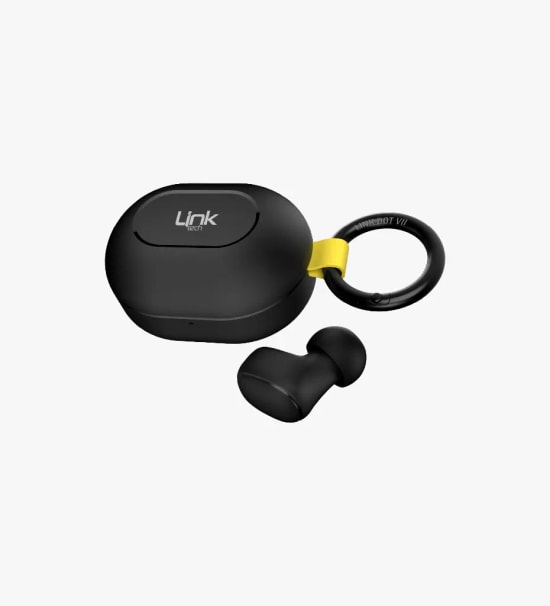 Linktech DOT7 Super Mini Siyah TWS Bluetooth Kulaklık - BT v6.0, 230mAh Pil, 14 Saat Müzik, HIFI Audio Bas, Type-C Şarj