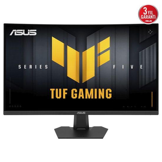 Asus TUF Gaming VG27VQM5F 27 inç Fast VA Kavisli 280Hz Monitör - Full HD, 0.5ms, 300 cd/m², HDMI, DisplayPort