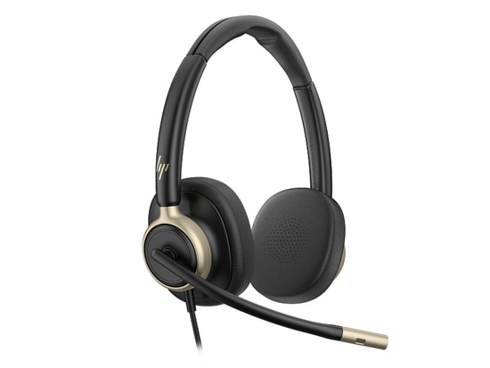 HP Poly Mission 825 Stereo USB Kablolu Kulaklık (C01FCAA) - ANC, 4 Gürültü Önleyici Mikrofon, 32 mm Sürücü, 164 g