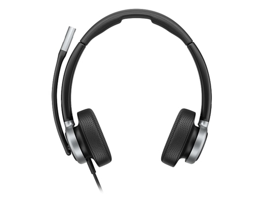 HP Poly Mission 625 USB Kablolu Kulaklık (C01C6AA) - Stereo Ses, Gürültü Engelleyici Mikrofon, 32 mm Sürücü
