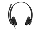 HP Poly Mission 425 USB HS WW Stereo USB Kablolu Kulaklık (C01B6AA) - 32 mm Sürücü, Gürültü Engelleyici Mikrofon