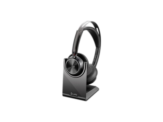 HP Poly Voyager Focus 2 VF2 9T9J6AA Kablosuz Kulaklık - Microsoft Teams Sertifikalı, ANC, BT700 Adaptör, Şarj Standı