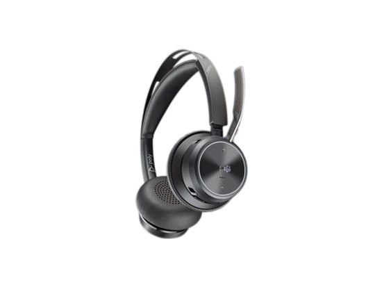 HP Poly Voyager Focus 2 VF2 9T9J6AA Kablosuz Kulaklık - Microsoft Teams Sertifikalı, ANC, BT700 Adaptör, Şarj Standı