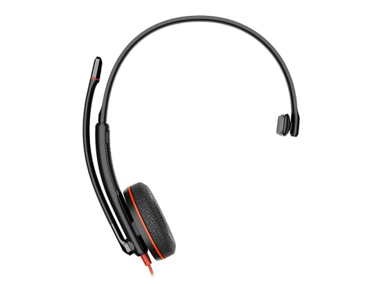 HP Poly Blackwire 3210 Mono USB-C Kablolu Kulaklık (8X214AA) - USB-C/A Adaptörü, Mikrofonlu, Siyah, 32 Ohm