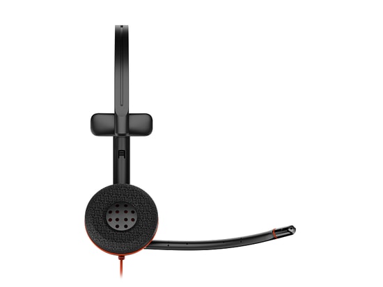 HP Poly Blackwire 3210 Mono USB-C Kablolu Kulaklık (8X214AA) - USB-C/A Adaptörü, Mikrofonlu, Siyah, 32 Ohm