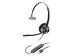 HP Poly EncorePro 310 Mono USB-A 767G1AA Tek Kulaklı Kulaklık - Mikrofonlu, 32 Ohm, 2190 mm Kablo, Siyah