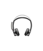 HP Poly Voyager Focus 2 9T9J4AA Kablosuz ANC Stereo Kulaklık - Microsoft Teams, Taşıma kılıfı, BT700, USB-C/A Adaptörü