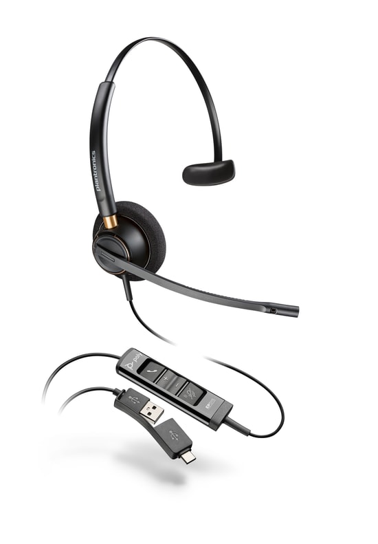 HP Poly EP 515 Mono w/USB-A Headset Kulaklık (783R0AA) - Tek Kulaklı, USB-A Bağlantılı Kulaklık Ürün Modeli