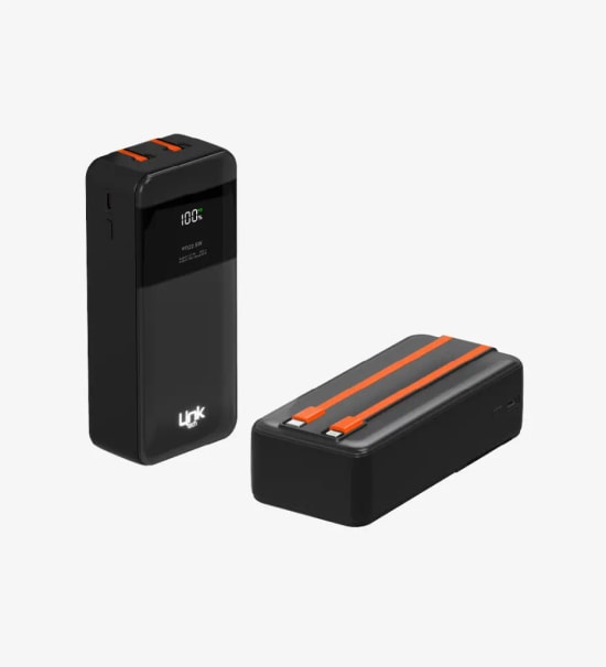 LinkTech LPB-LC33 Strong 30000mAh 22.5W Powerbank - Dijital Ekranlı, PD Hızlı Şarj, Lityum İyon Pil, Çift USB Çıkışlı