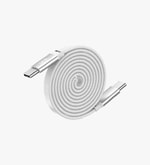 Linktech KN05 Fast 1.2 m 100W Type-C Gri Manyetik Örgü Kablo - 120cm Uzunluk, 6A Desteği, Manyetik Sarma, Flat Braided