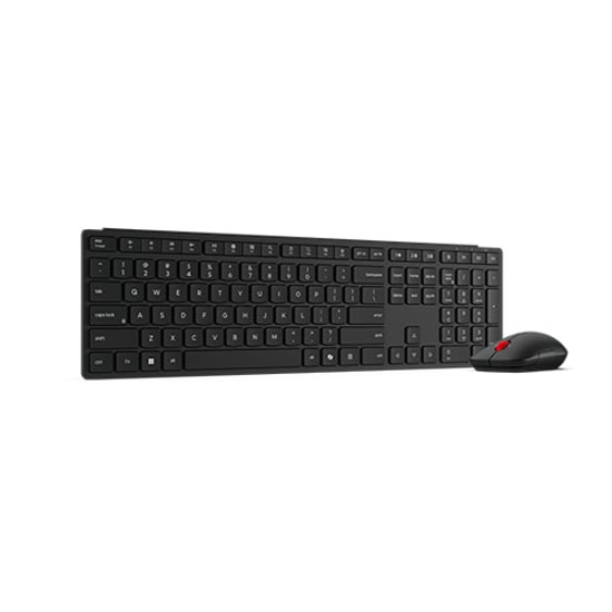 Lenovo Multi-Mode 4X31S04846 Kablosuz Siyah Klavye Mouse Seti - Türkçe Q, 2.4GHz USB Alıcı, Çift Bluetooth 5.3