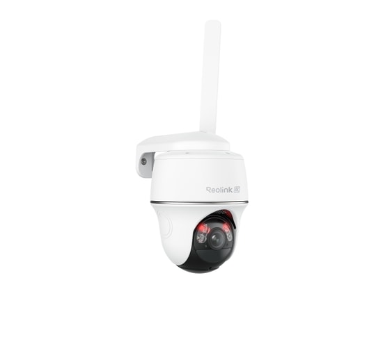Reolink Go PT Ultra 8MP 4G Bataryalı Speed Dome PT Kamera - 10m Gece Görüşü, Çift Yönlü Ses, Dahili Mikrofon, SD Kartsız