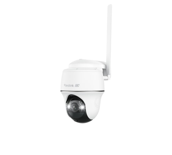 Reolink Go PT Ultra 8MP 4G Bataryalı Speed Dome PT Kamera - 10m Gece Görüşü, Çift Yönlü Ses, Dahili Mikrofon, SD Kartsız