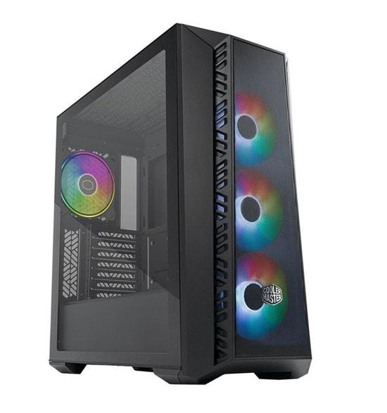 Cooler Master MasterBox 520 MB520-KGNN-S03 Mesh ARGB E-ATX Oyuncu Kasası - Tempered Glass, 4x120mm Fan, USB Type-C