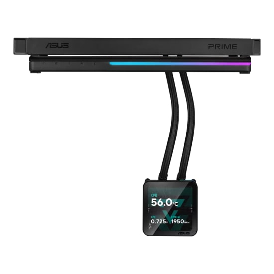 Asus Prime SLC II 360mm 3.95” IPS Ekranlı Sıvı CPU Soğutucu AIO - ASUS InfoHub, Intel LGA1700, AMD AM4/AM5