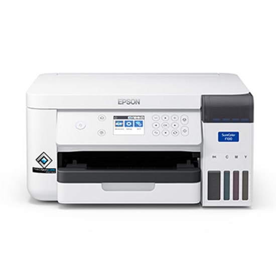 Epson SureColor SC-F100 A4 Renkli Tek Fonksiyonlu Süblimasyon Yazıcı - Wi-Fi, Ethernet, Mürekkepli Baskı