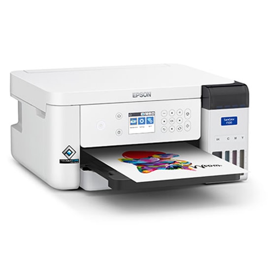 Epson SureColor SC-F100 A4 Renkli Tek Fonksiyonlu Süblimasyon Yazıcı - Wi-Fi, Ethernet, Mürekkepli Baskı