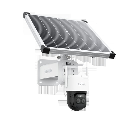Reolink TRACKMIX LTE PLUS 2 Solar Panelli Kamera Kiti - 4 MP, 2.8-12mm Motorize Lens, 30m Gece Görüşü, Çift Yönlü Ses