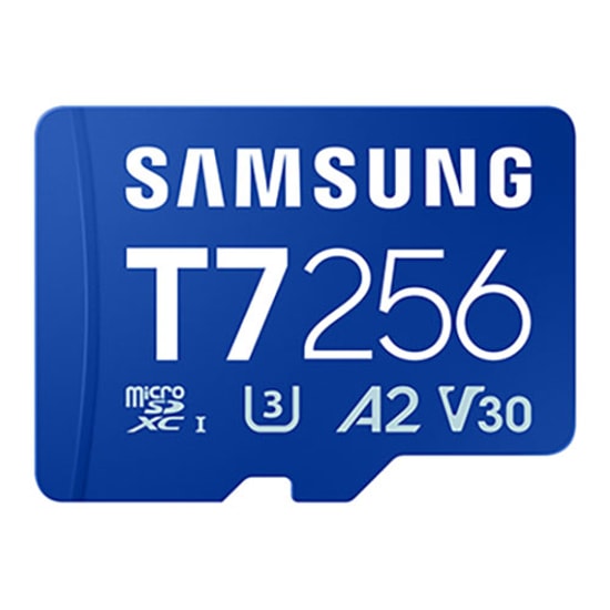 Samsung T7 MB-MB256T/WW 256 GB UHS-I U3 V30 microSDXC Hafıza Kartı - A2, Class 10, 4K Destekli, 170 MB/s Okuma Hızı