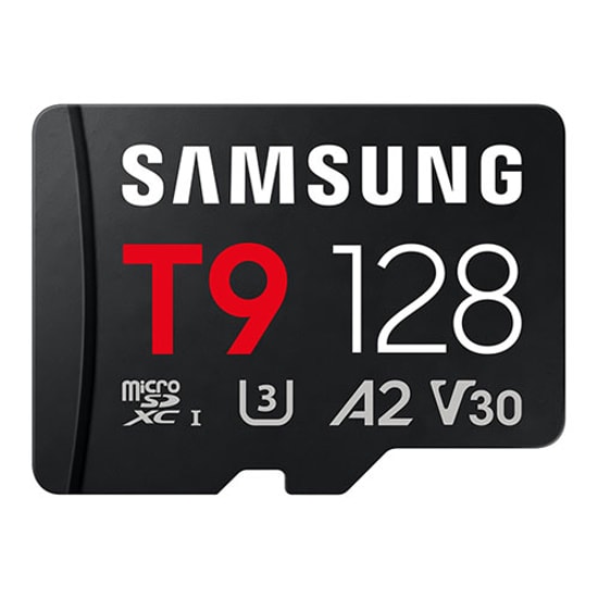 Samsung T9 MB-MH128T/WW 128GB UHS-I U3 V30 MicroSDXC Hafıza Kartı - A2, 200 MB/s Okuma, 130 MB/s Yazma, 4K Destekli