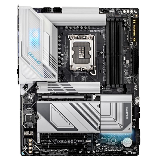Gigabyte Z890-GAMING-X-WIFI7 ATX Anakart - Intel Z890, LGA1851, DDR5 256GB, 4xM.2, WiFi7, USB4, HDMI, DP, USB Type-C