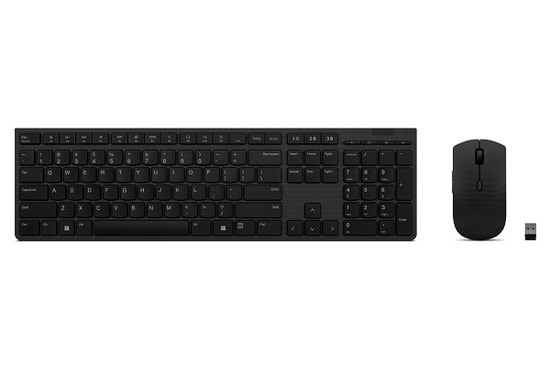 Lenovo 4X31K03966 Kablosuz Şarj Edilebilir Türkçe Q Klavye Mouse Seti - Optik Mouse, 4000 dpi, 2.4GHz ve Bluetooth