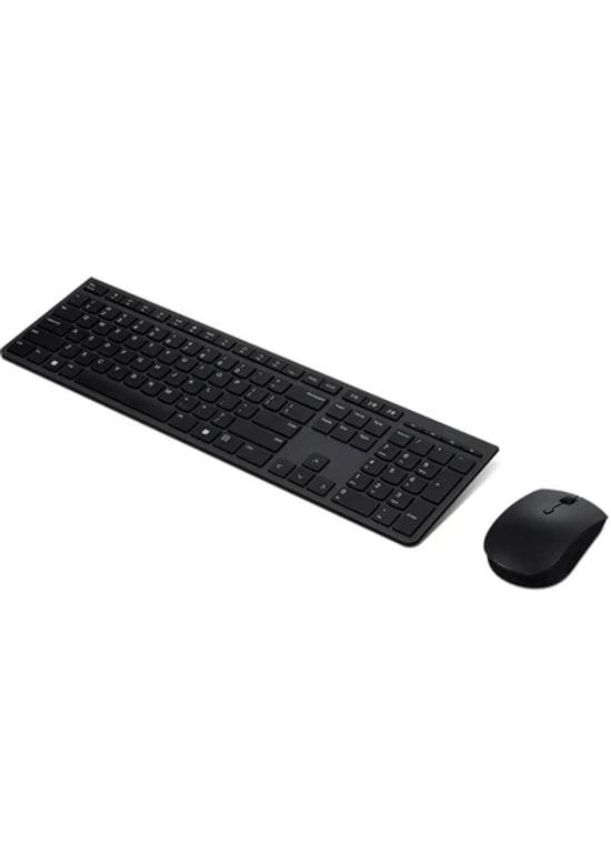 Lenovo 4X31K03966 Kablosuz Şarj Edilebilir Türkçe Q Klavye Mouse Seti - Optik Mouse, 4000 dpi, 2.4GHz ve Bluetooth