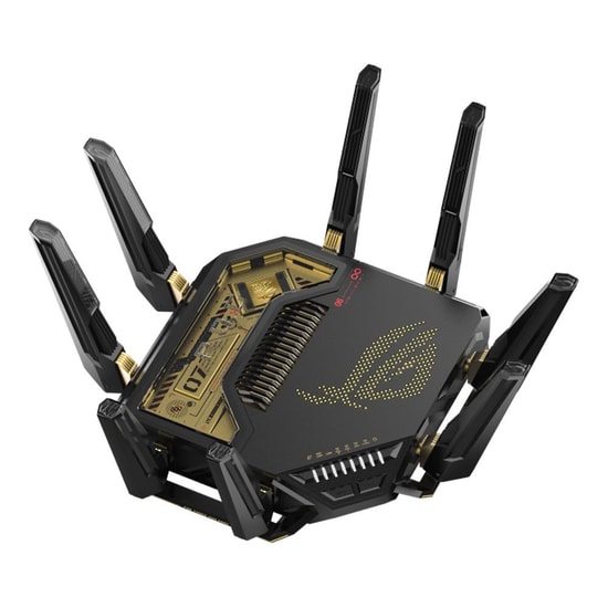 Asus ROG Rapture GT-BE98 Edition 20 WiFi 7 Quad-Band Gaming Router - BE25000, 8 Harici Anten, Çift 10G Port