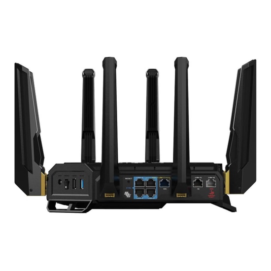 Asus ROG Rapture GT-BE98 Edition 20 WiFi 7 Quad-Band Gaming Router - BE25000, 8 Harici Anten, Çift 10G Port