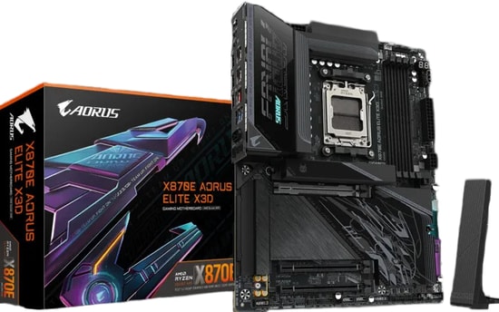 Gigabyte X870E Aorus Elite X Anakart (X870E-AORUS-ELITE-X-AM5-DDR5) - ATX, AMD AM5, DDR5, 256GB RAM, Wi-Fi 7