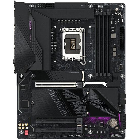 Gigabyte Z890 AORUS ELITE WIFI7 PLUS LGA1851 ATX Anakart - Intel Z890, DDR5 9466+ MT/s (OC), 256 GB, 4 DIMM, Wi-Fi 7