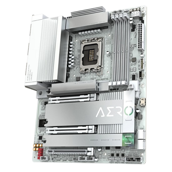 Gigabyte Z890-AERO-G ATX Anakart - LGA1851, DDR5 9200 MT/s (OC), 256 GB, 5xM.2, Wi-Fi 7, 2.5GbE LAN, Bluetooth 5.4