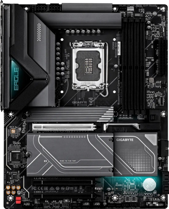 Gigabyte Z890 EAGLE PLUS DDR5 ATX Anakart - LGA1851, Intel Z890, DDR5 9466+ MT/s (OC), 256 GB, 4x M.2, 2.5GbE LAN