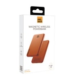 Nettech NT-PW44 NT-117920 Turuncu 5000mAh MagSafe Powerbank - 20W, PD Giriş, Type-C Kablo, 2 Çıkışlı, Hızlı Şarj