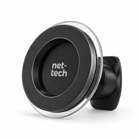 Nettech NT-CHC48 Siyah Manyetik Etkili Araç İçi Telefon Tutucu - Plastik, Stand Kullanımı, Metal Etiket, 24 Ay Garanti