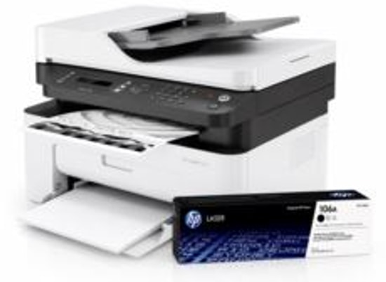 HP LaserJet MFP 137fnw 4ZB84A_TONER_BND Çok Fonksiyonlu Yazıcı - W1106A Toner, Wi-Fi, A4, 20 ppm, 40 Sayfa ADF