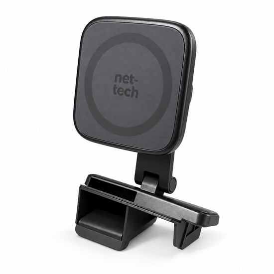 Nettech NT-CHC45-GRI Tesla Manyetik Etkili Araç İçi Telefon Tutucu - Plastik, Stand Kullanımı, Metal Etiket, 24 Ay Gar