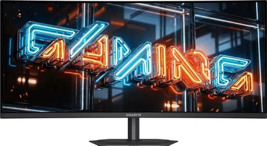 Gigabyte MO34WQC36 34 İnç QD-OLED Kavisli Monitör - 3440x1440 WQHD, 360Hz, 0.03ms, VESA DisplayHDR True Black 500