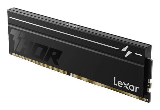 Lexar THOR 2.0 LD5U08G60C380V-RGD 16GB (2x8GB) DDR5 RAM - 6000 MHz CL38, 1.3V, Soğutuculu Siyah Masaüstü Belleği
