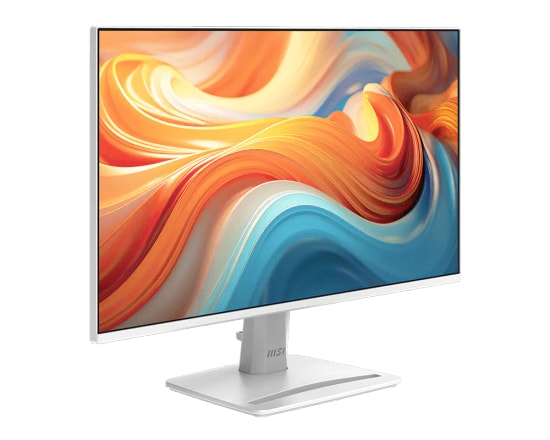 MSI PRO MP243W E14 23.8 İnç Beyaz IPS Monitör - 1920x1080 Çözünürlük, 144Hz, 1ms, Adaptive-Sync, 16:9, LED