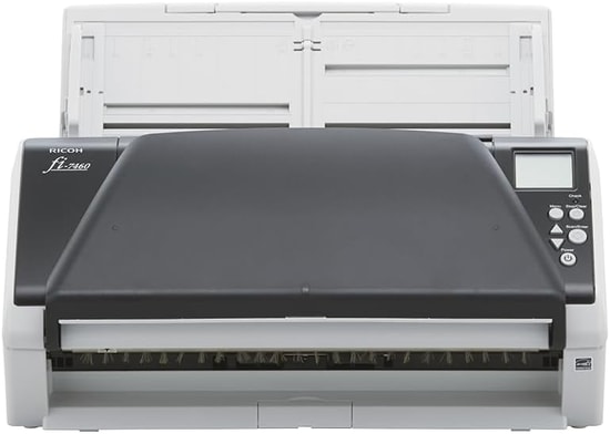 Ricoh FI-7460 A3 60ppm ADF Tarayıcı - 100 Sayfa ADF, Çift Taraflı Tarama, 600 dpi, Dual CCD Sensör, 24 bit Renk