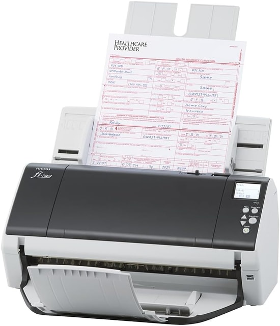 Ricoh FI-7460 A3 60ppm ADF Tarayıcı - 100 Sayfa ADF, Çift Taraflı Tarama, 600 dpi, Dual CCD Sensör, 24 bit Renk