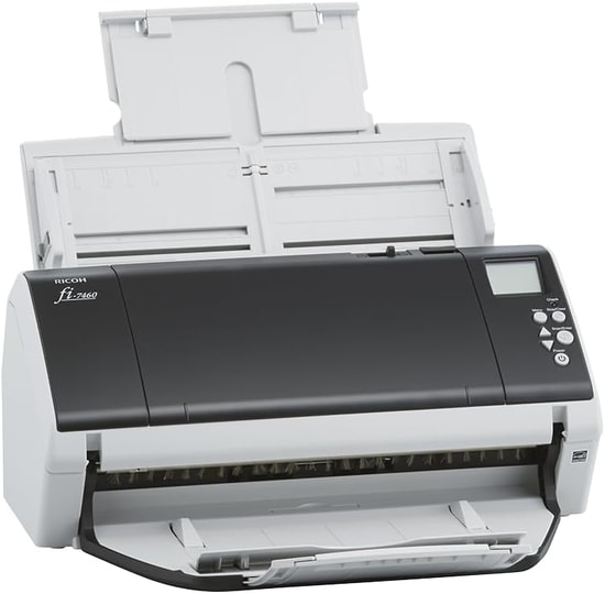 Ricoh FI-7460 A3 60ppm ADF Tarayıcı - 100 Sayfa ADF, Çift Taraflı Tarama, 600 dpi, Dual CCD Sensör, 24 bit Renk