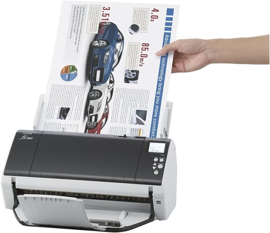 Ricoh FI-7460 A3 60ppm ADF Tarayıcı - 100 Sayfa ADF, Çift Taraflı Tarama, 600 dpi, Dual CCD Sensör, 24 bit Renk