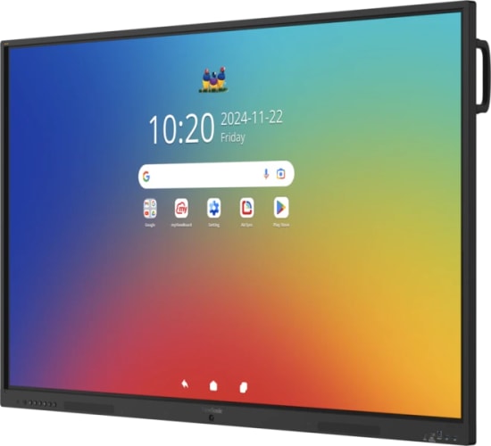ViewSonic IFP6535-1-1C 65 İnç 4K EDLA İnteraktif Monitör - Android 16, 8GB RAM, 128GB Depolama, 64 Nokta Dokunmatik