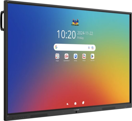 ViewSonic IFP6535-1-1C 65 İnç 4K EDLA İnteraktif Monitör - Android 16, 8GB RAM, 128GB Depolama, 64 Nokta Dokunmatik